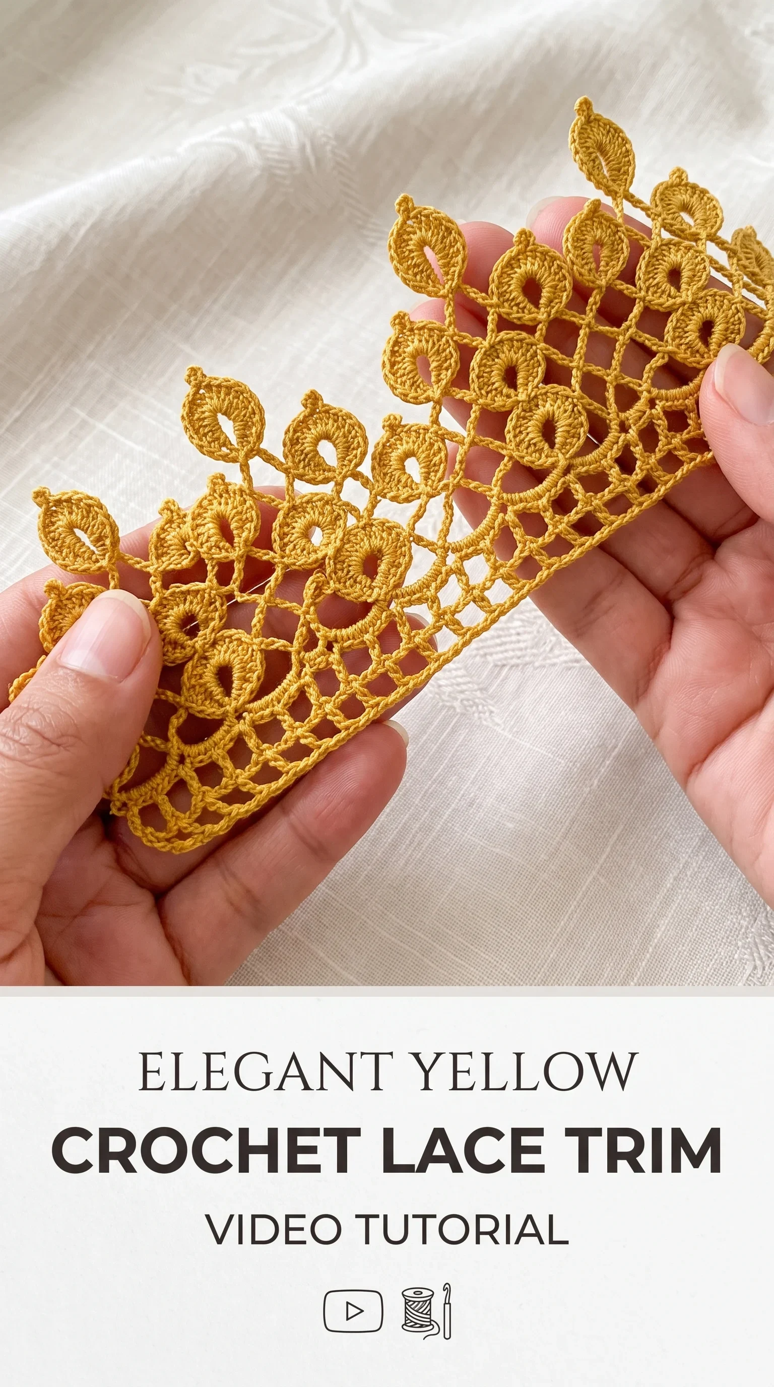 Crochet Border Lace: A Delicate and Timeless Trim