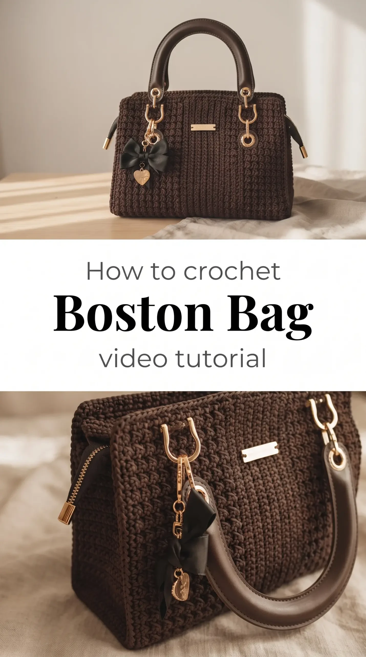 Crochet Boston Bag: A Chic and Timeless Accessory