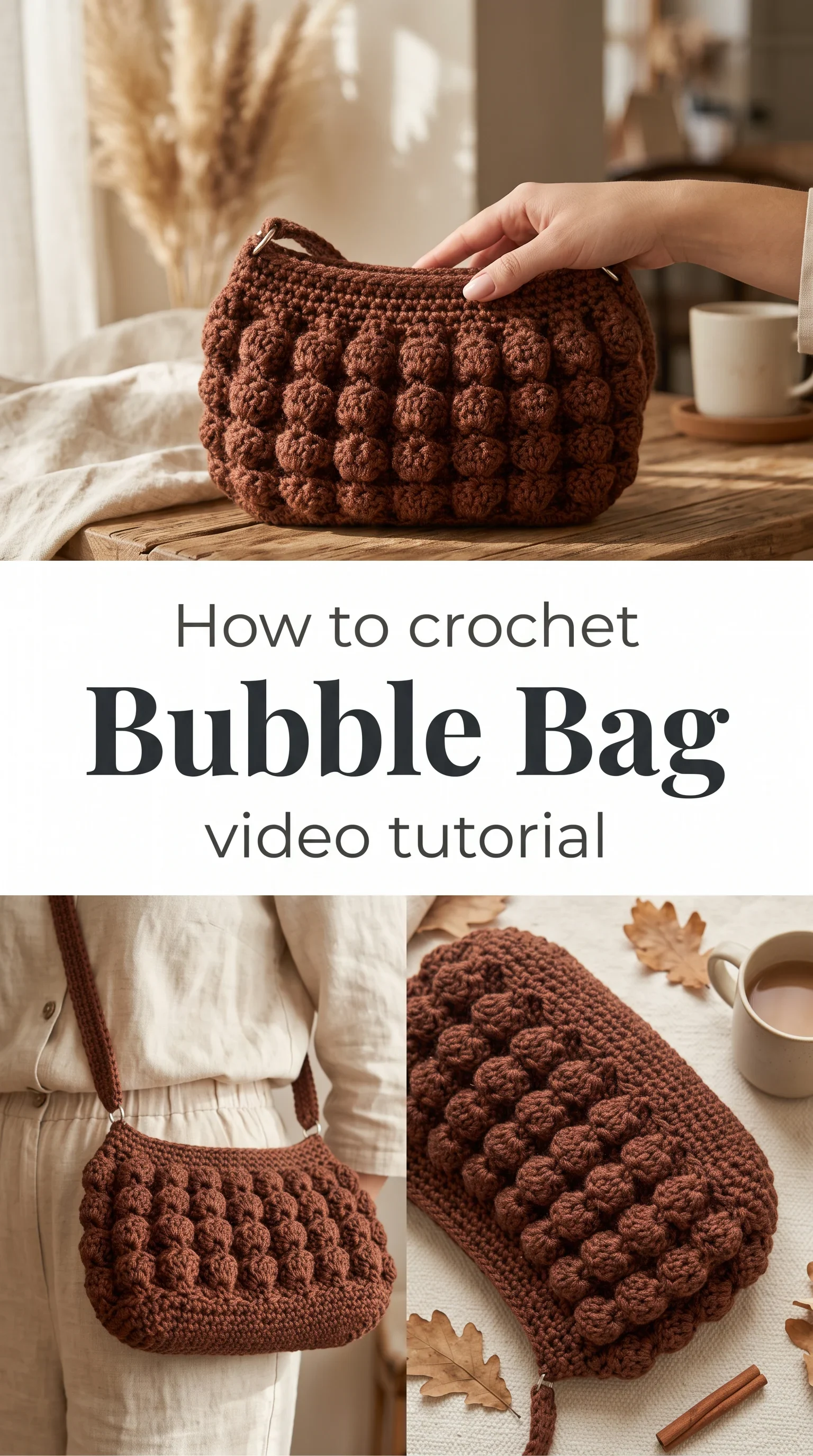 Crochet Bubble Bag: A Chic and Timeless Accessory