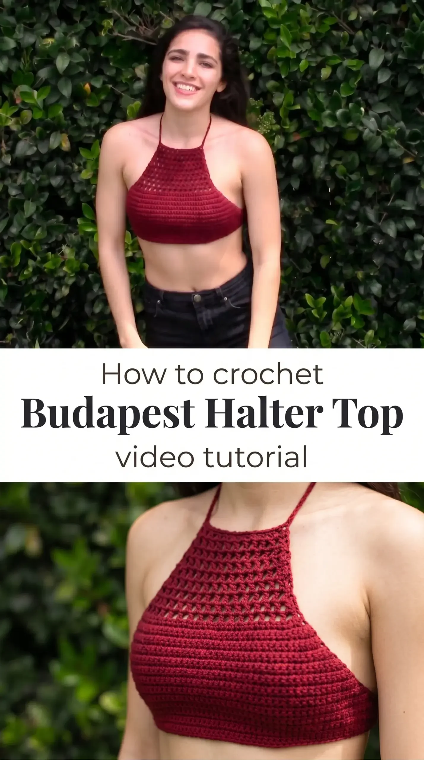 Crochet Budapest Halter Top: A Chic Summer Essential