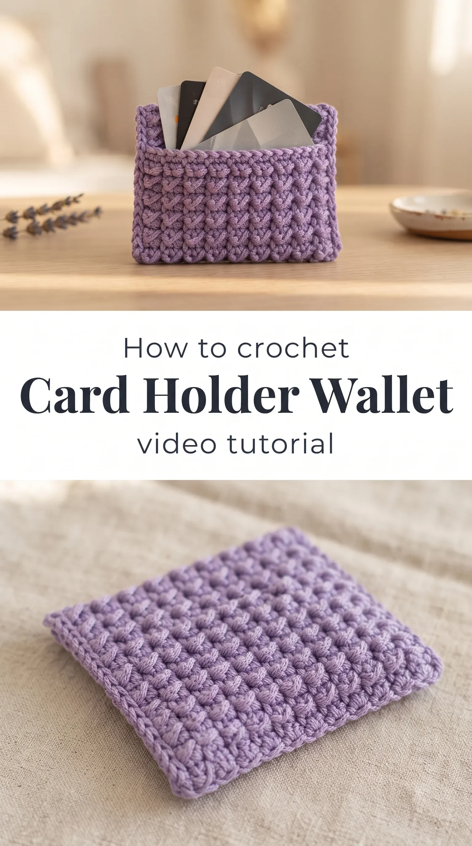 Crochet Card Holder: A Chic and Functional Accessory