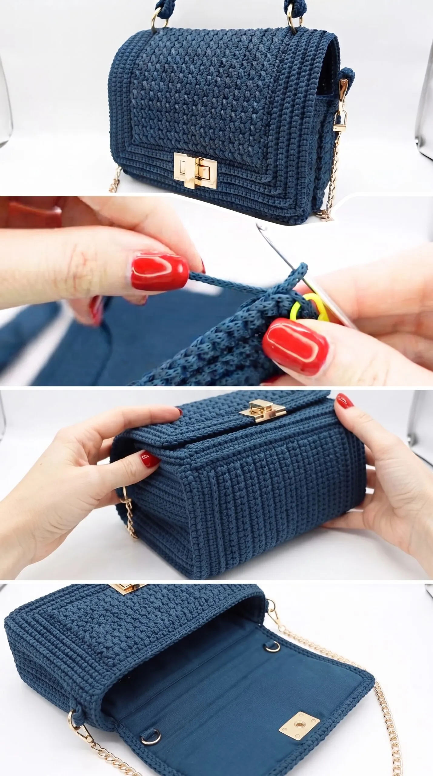 Crochet Chain Strap Bag: A Chic and Timeless Accessory pattern