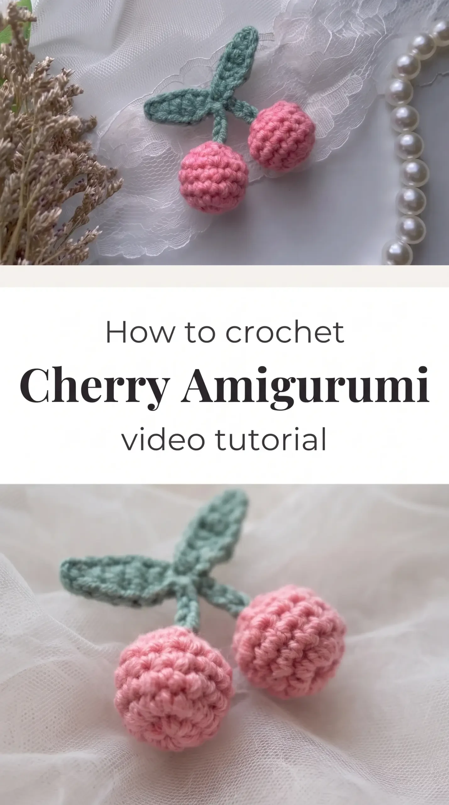 Crochet Cherry Amigurumi: A Sweet and Charming Accent