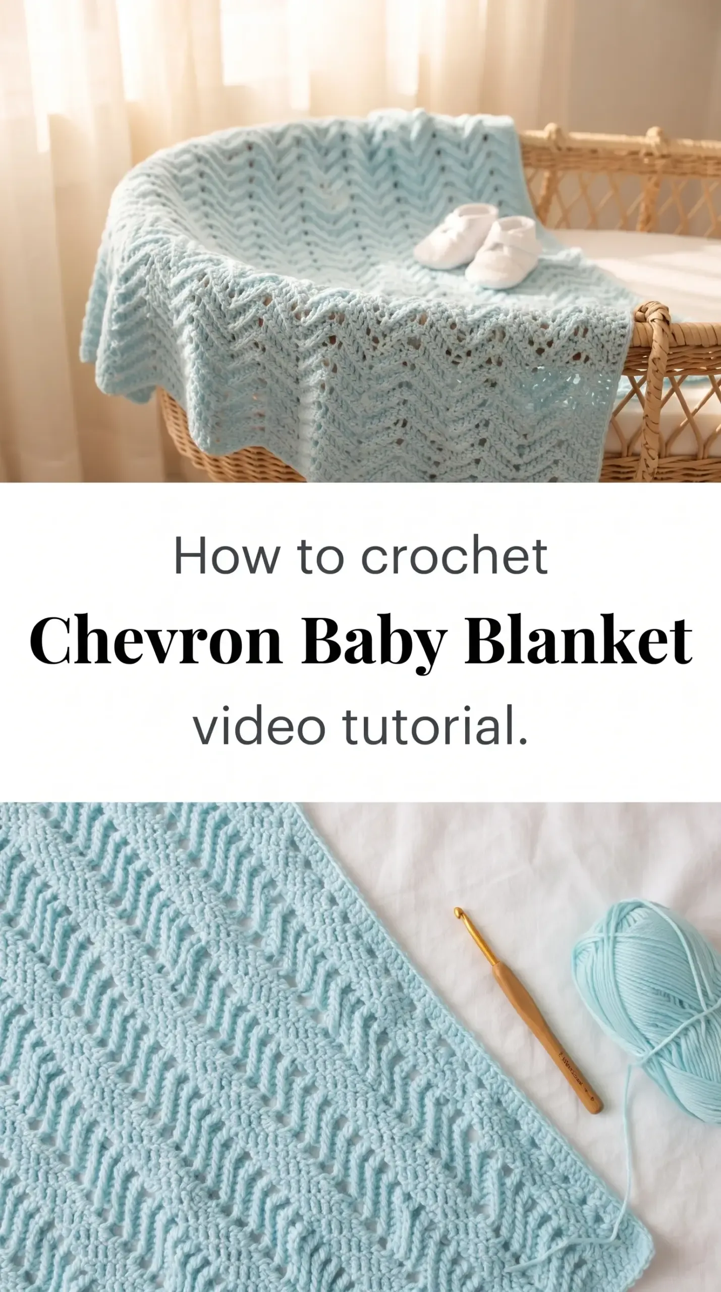 Crochet Chevron Baby Blanket: A Soft and Timeless Treasure