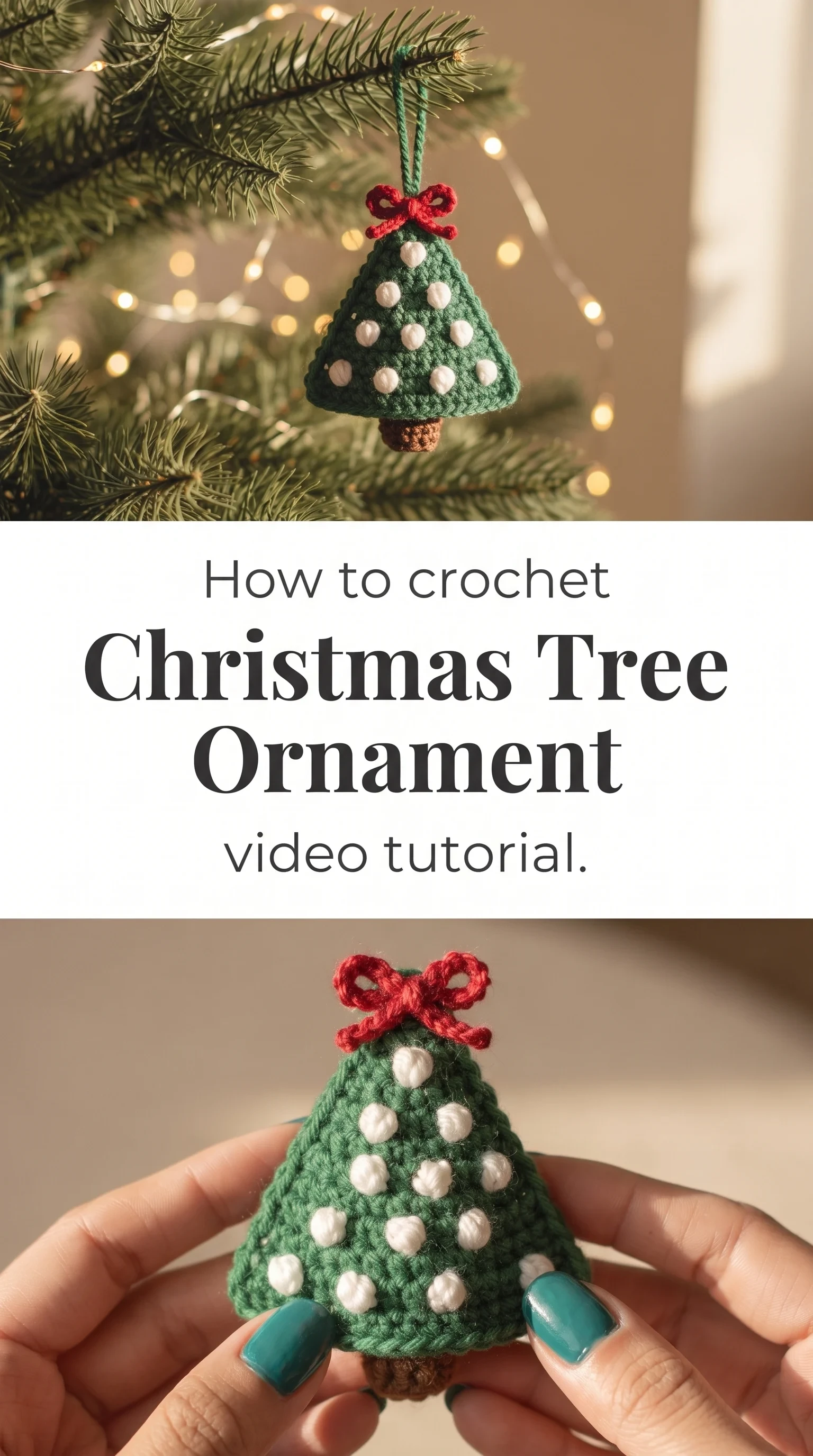 Crochet Christmas Tree Ornaments: A Festive Holiday Accent