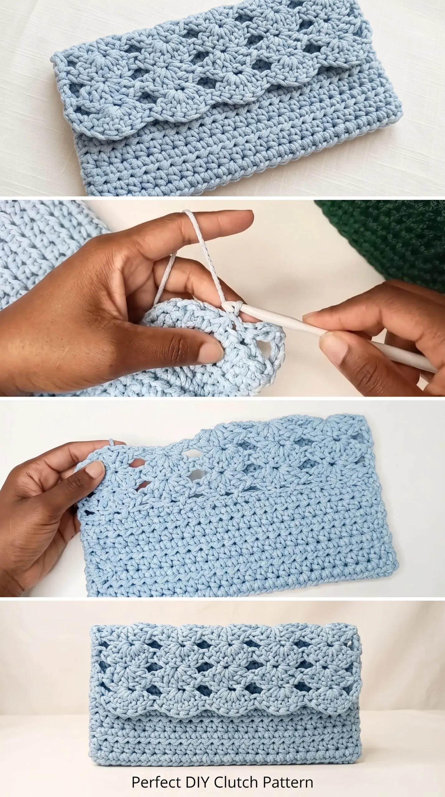 Crochet Clutch Bag: A Chic and Timeless Accessory pattern