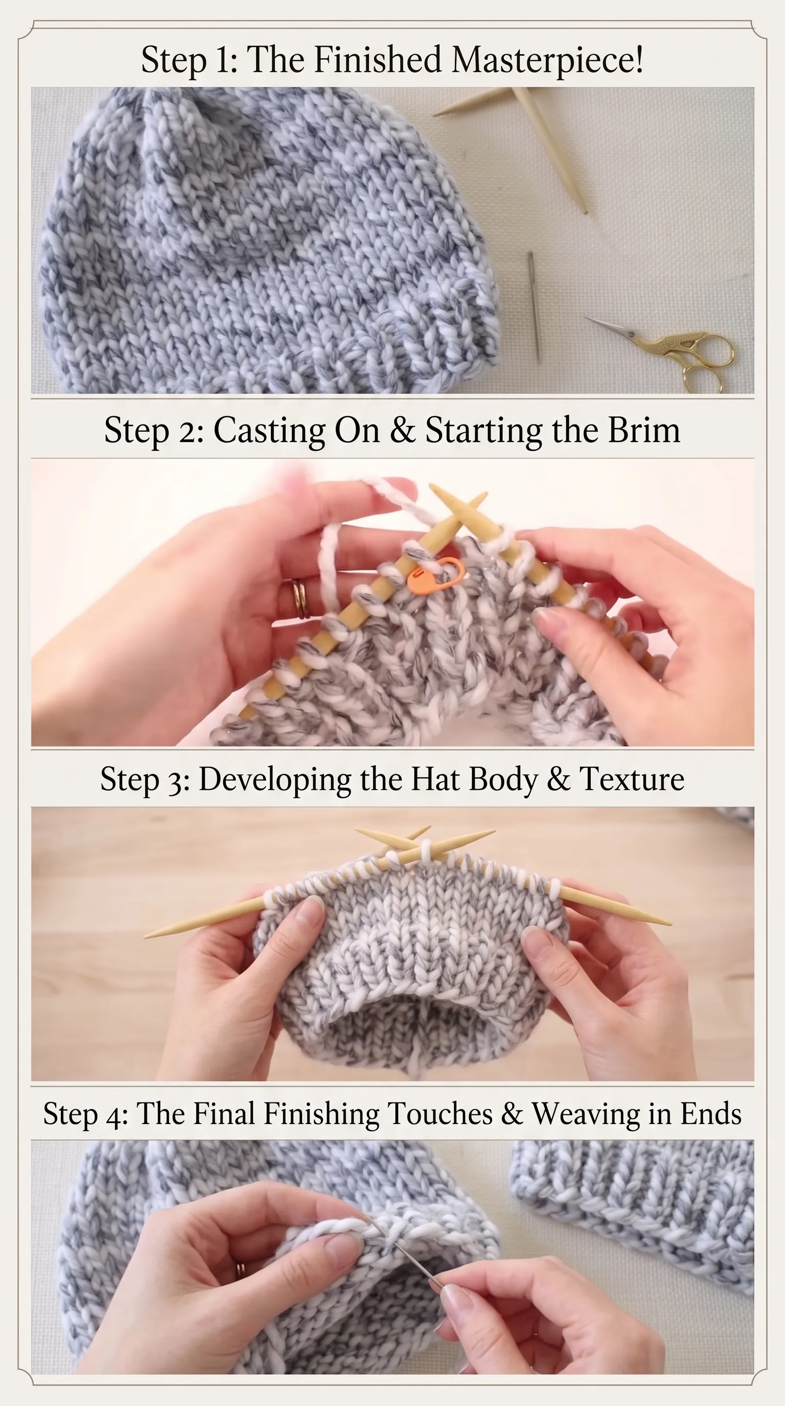 Crochet Cozy Beanie: A Warm and Timeless Essential pattern