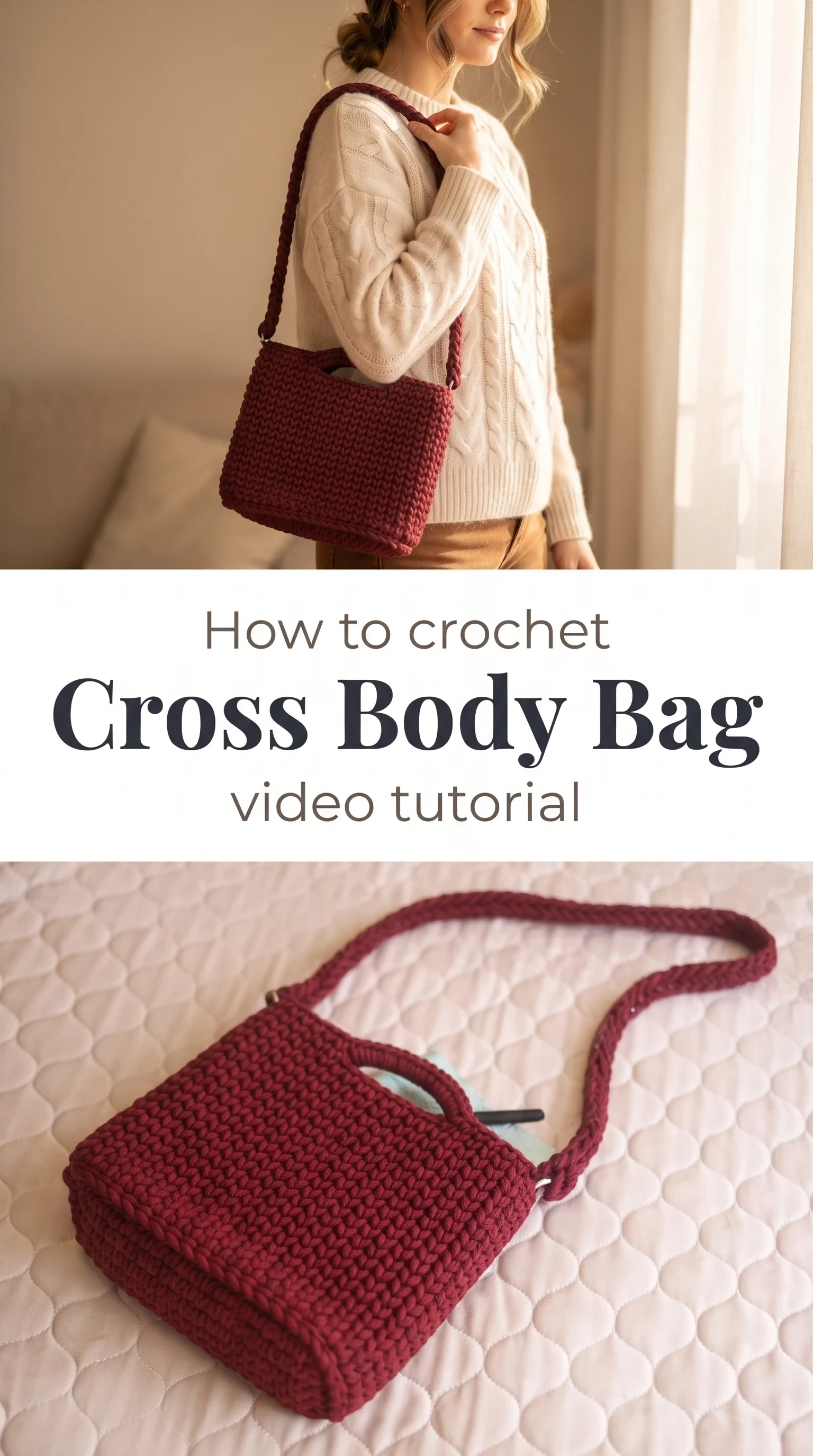 Crochet Cross Body Bag: A Chic Everyday Essential