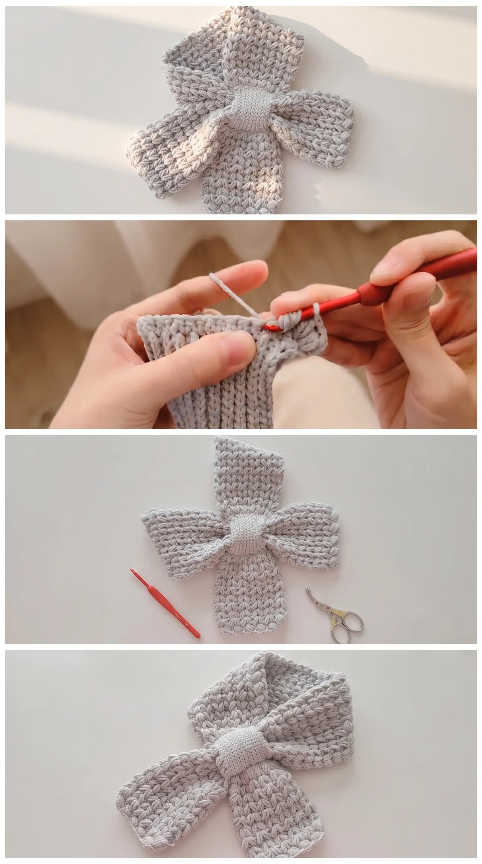 Crochet Cross Neck Scarf: A Chic and Warming Essential pattern