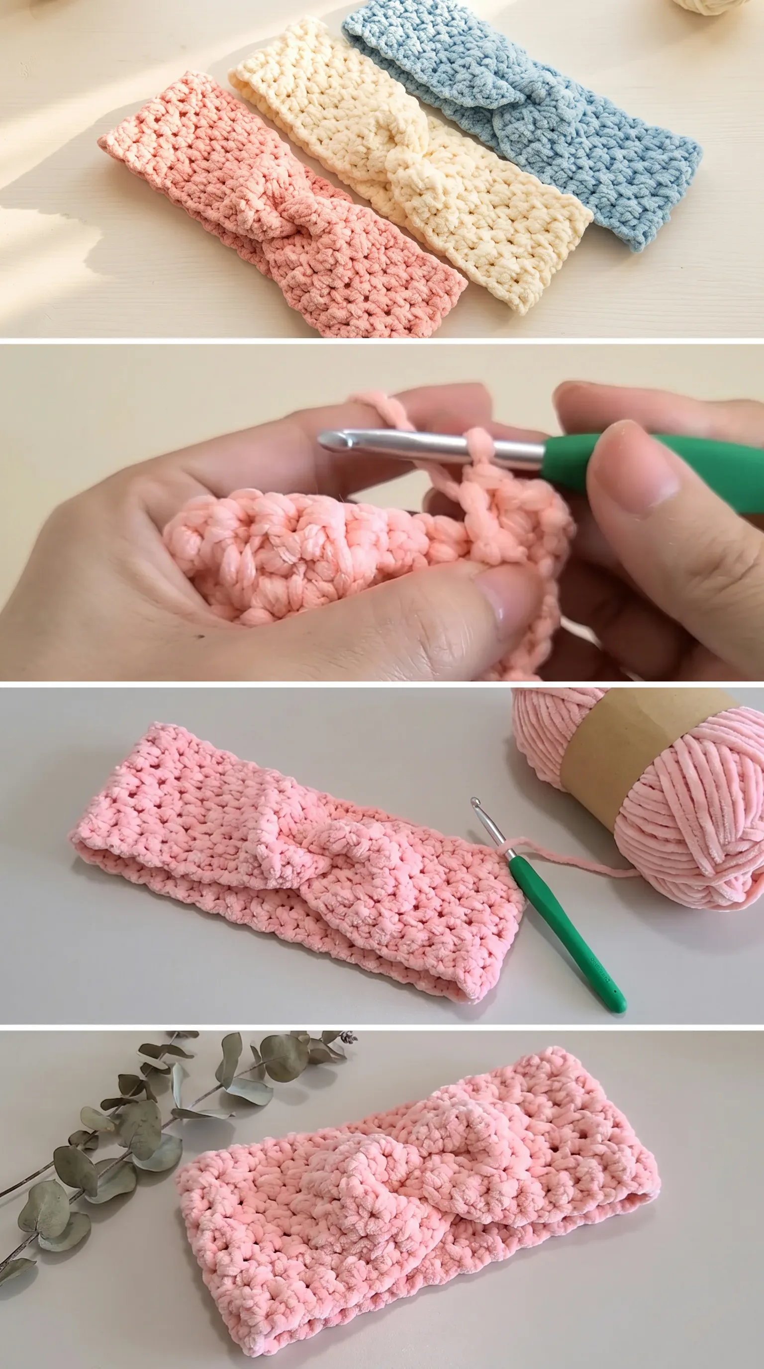 Crochet Face Wash Headband: A Soft and Practical Essential pattern