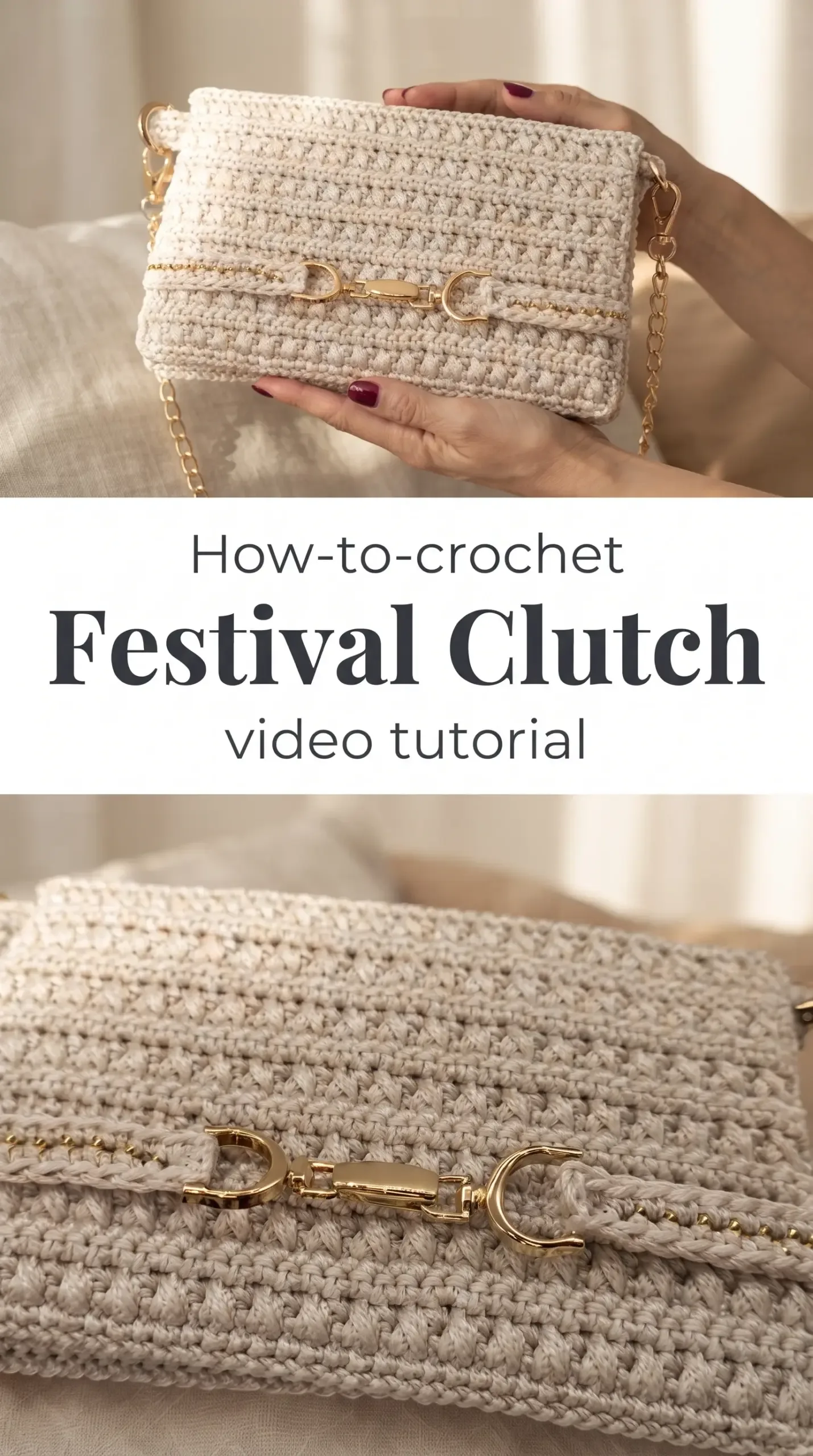 Crochet Festival Clutch: A Chic and Versatile Accessory