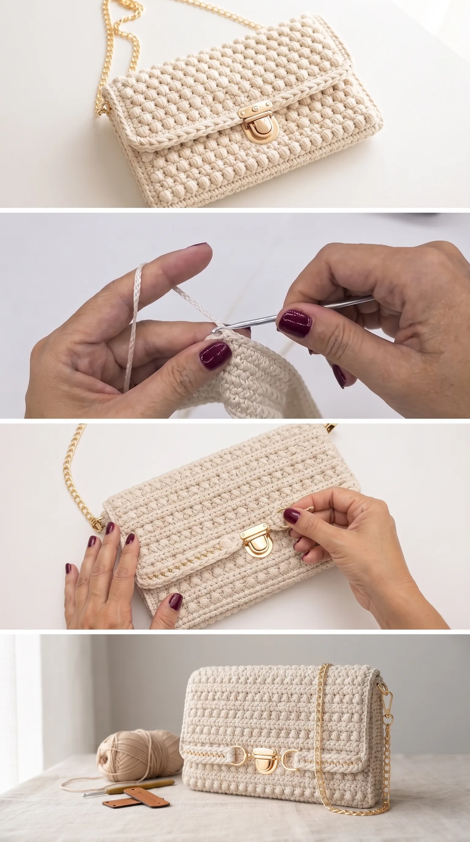 Crochet Festival Clutch: A Chic and Versatile Accessory pattern