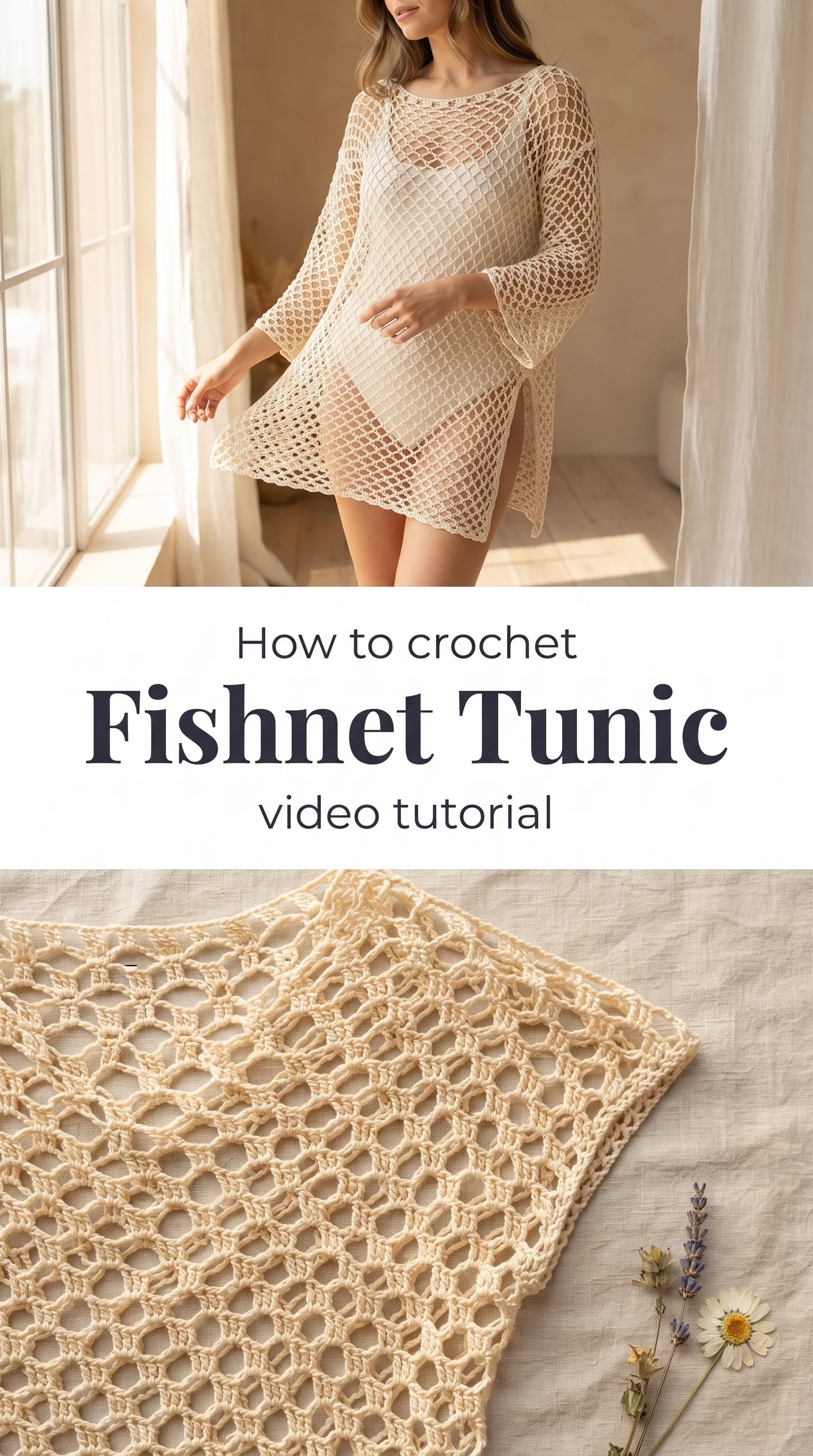 Crochet Fishnet Tunic: A Breezy and Timeless Classic
