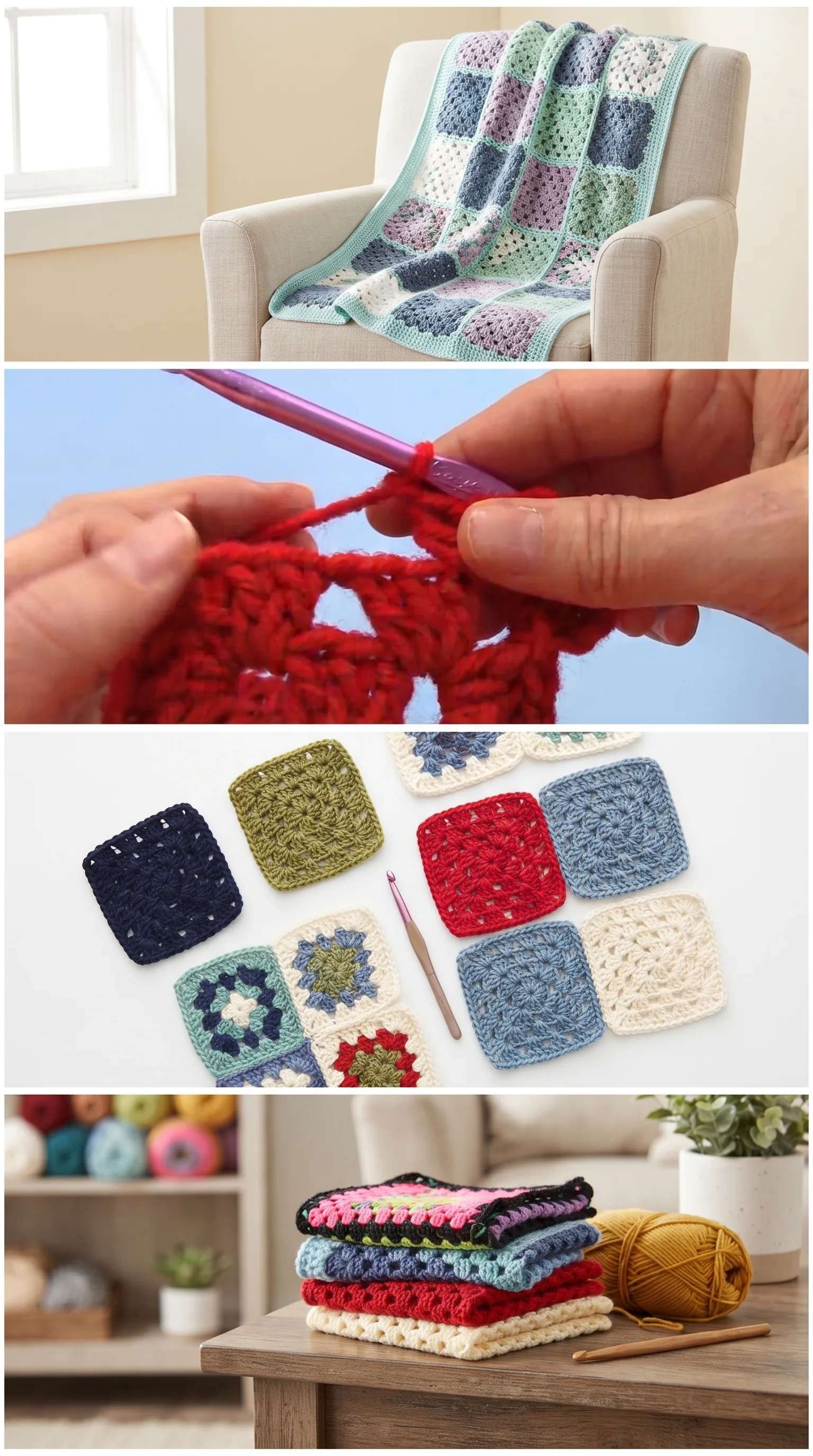 Crochet Granny Square: A Classic and Timeless Staple pattern