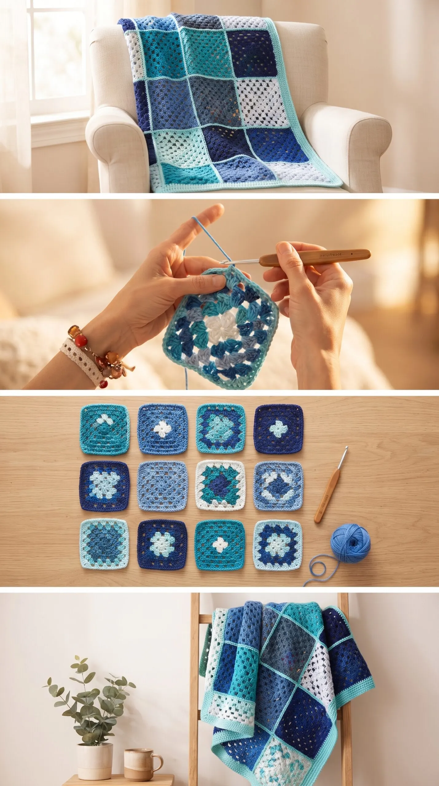 Crochet Granny Square Blanket: A Timeless Cozy Classic pattern