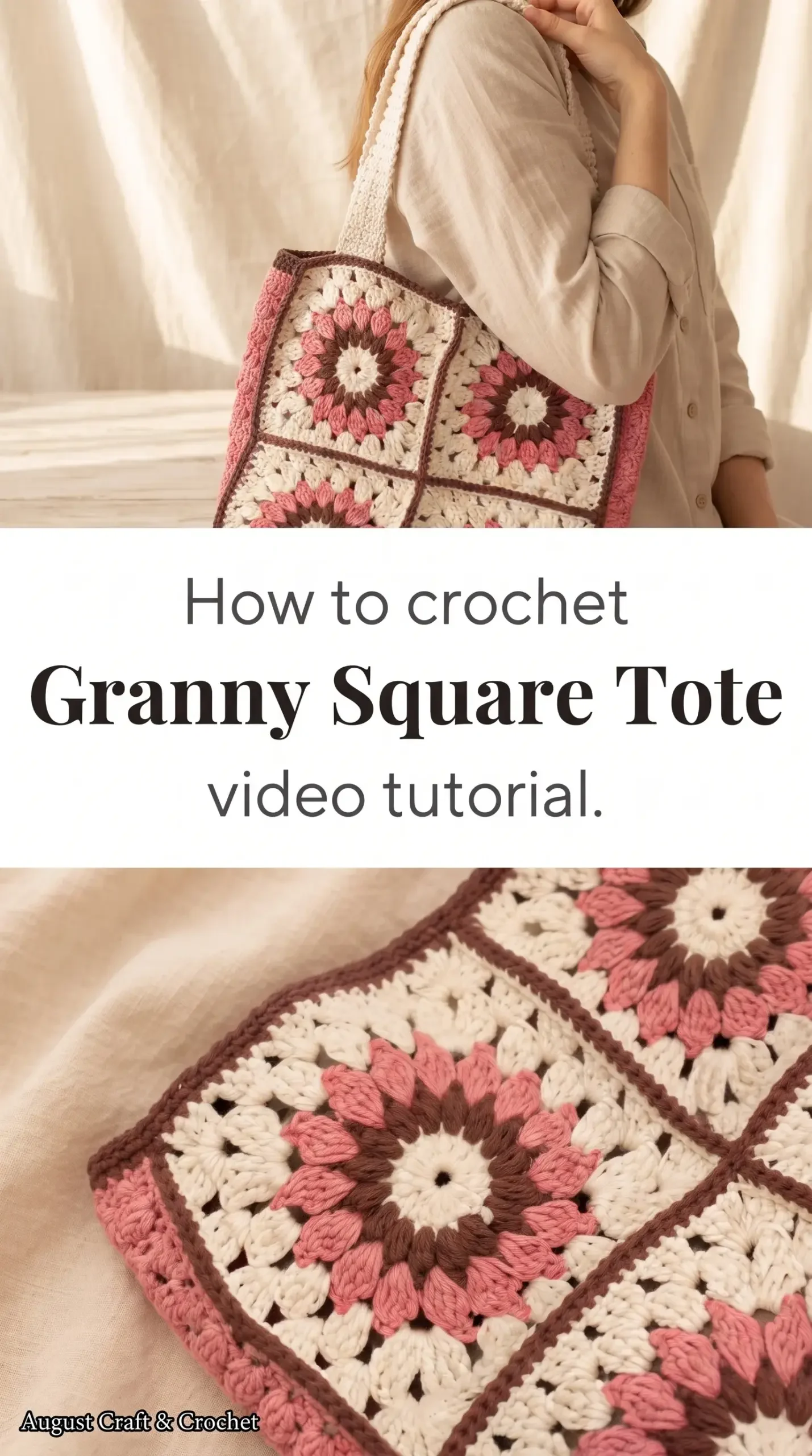 Crochet Granny Square Tote: A Timeless Everyday Treasure