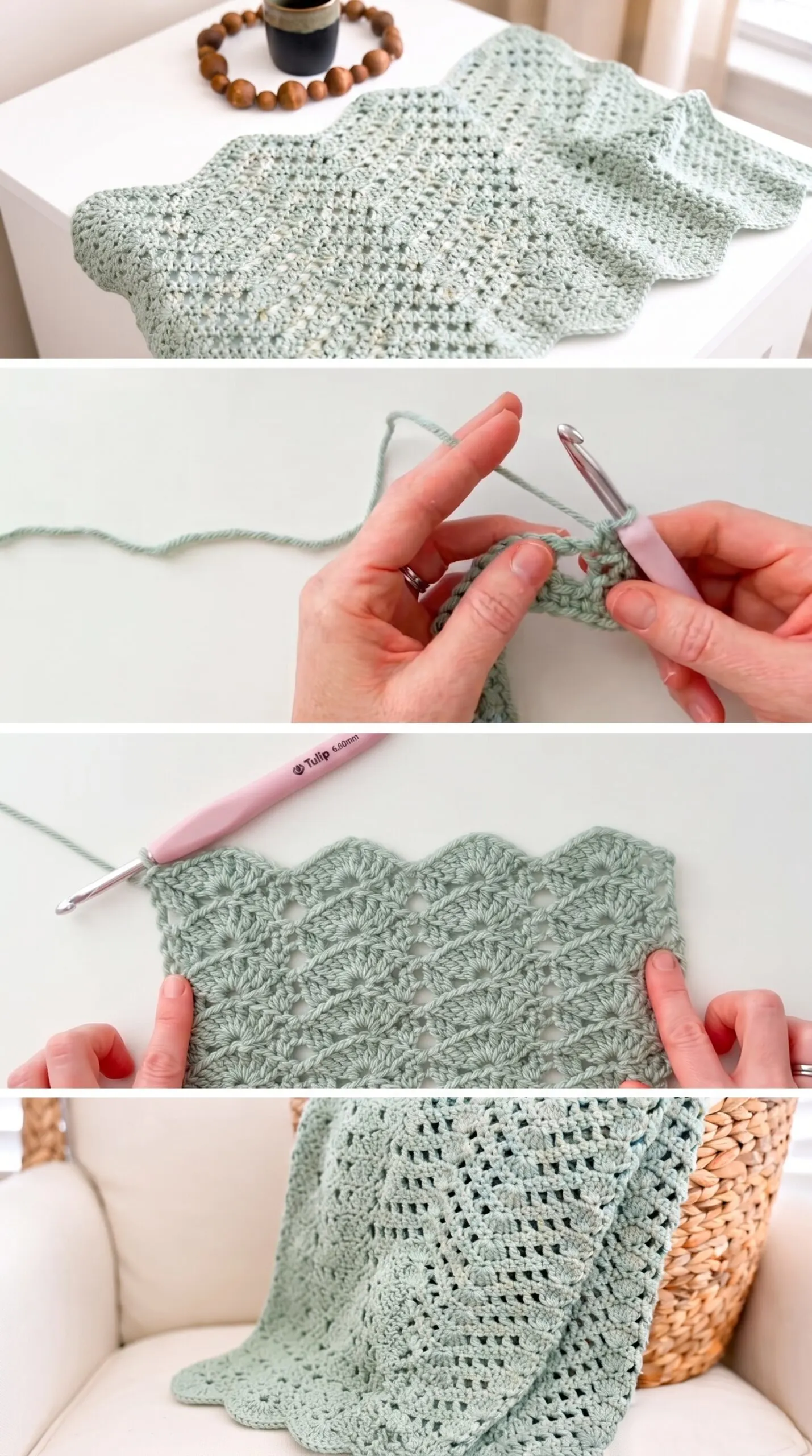 Crochet Heirloom Baby Blanket: A Timeless Cherished Gift pattern