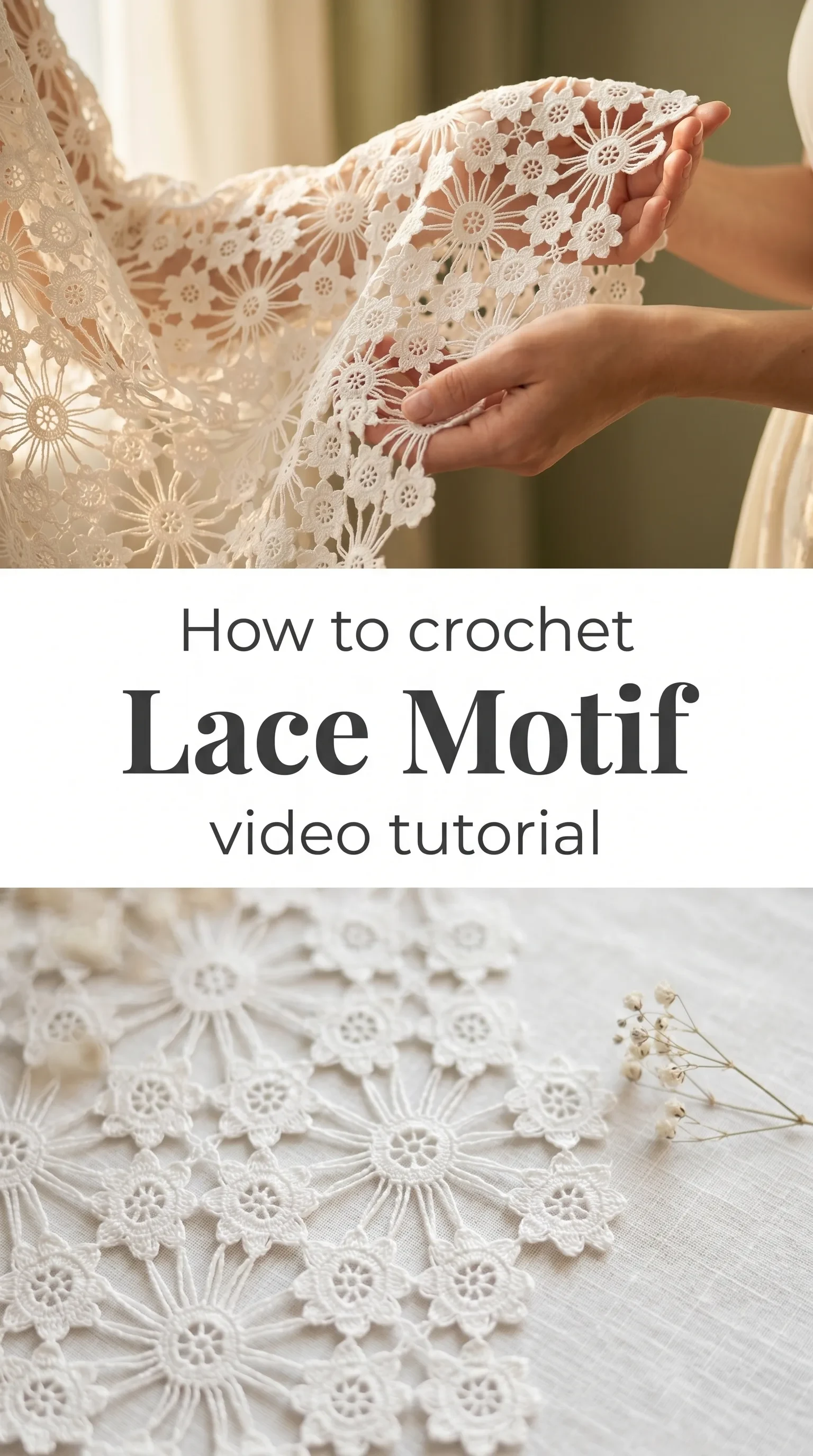 Crochet Lace Motif: A Delicate and Timeless Design