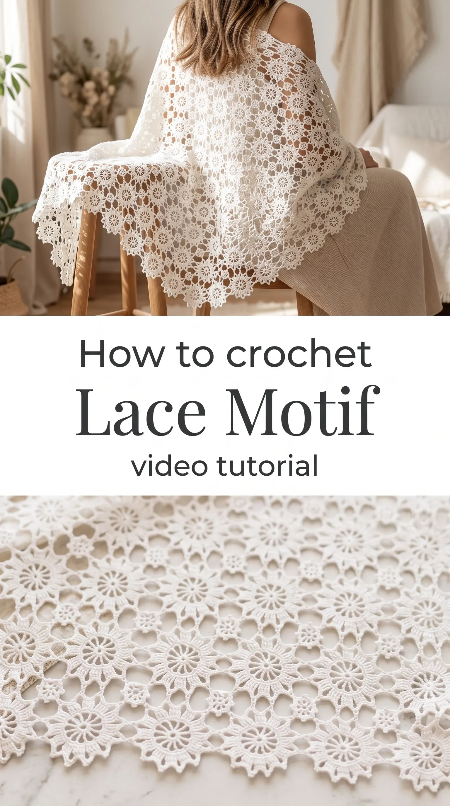 Crochet Lace Motif: A Delicate and Timeless Detail