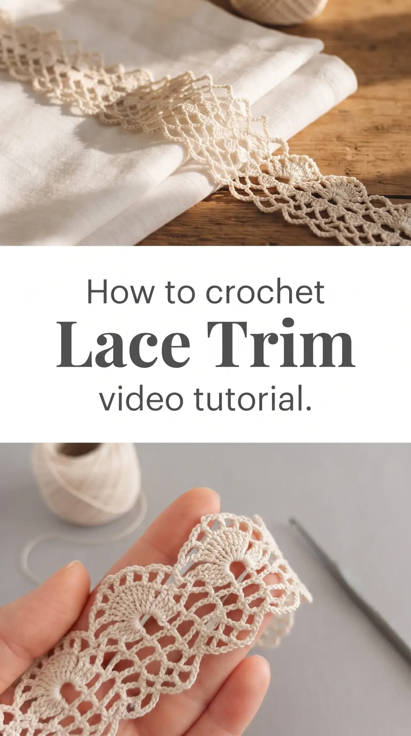 Crochet Lace Trim: A Delicate Handmade Accent
