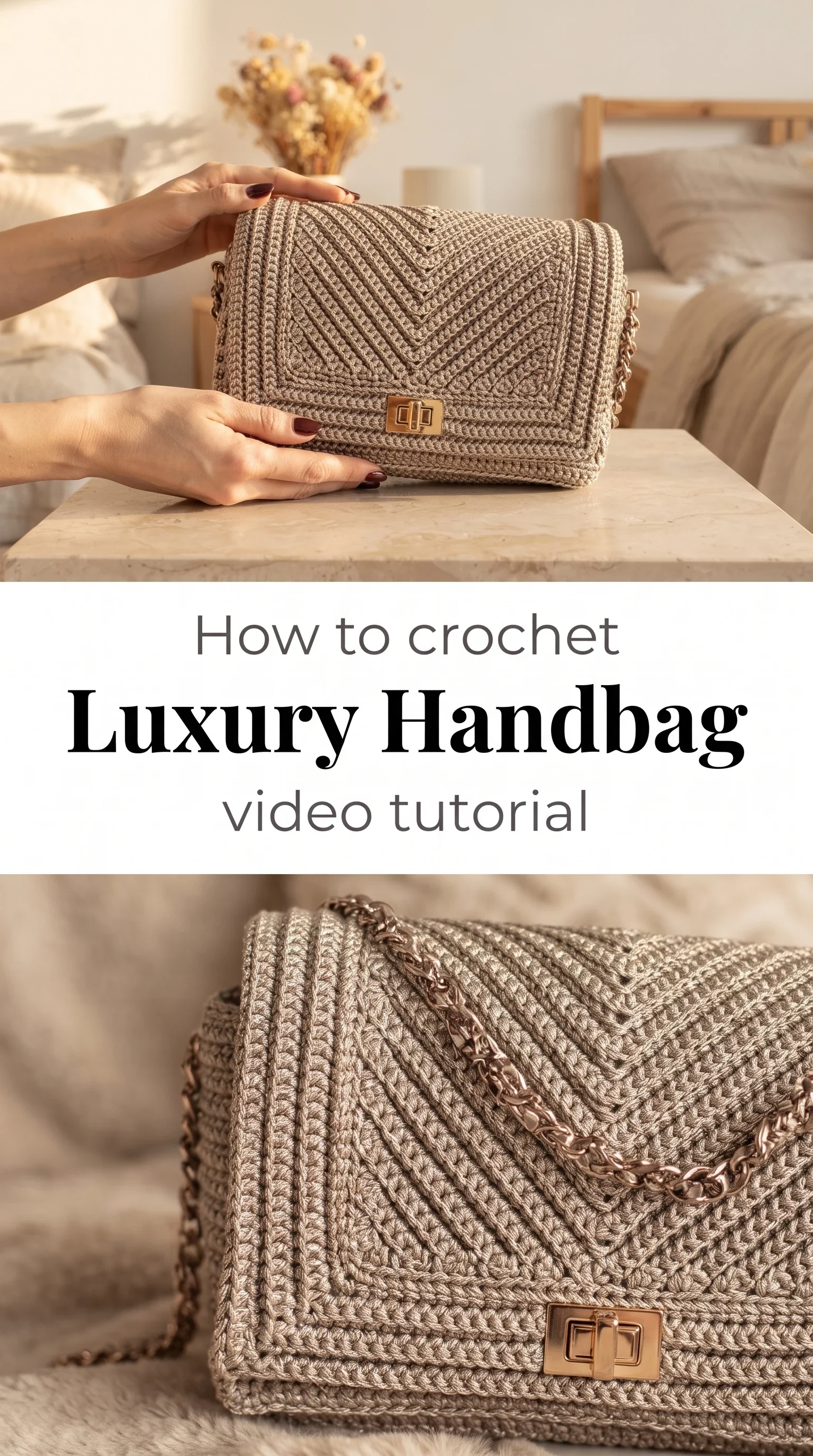 Crochet Luxury Handbag: A Chic and Timeless Accessory