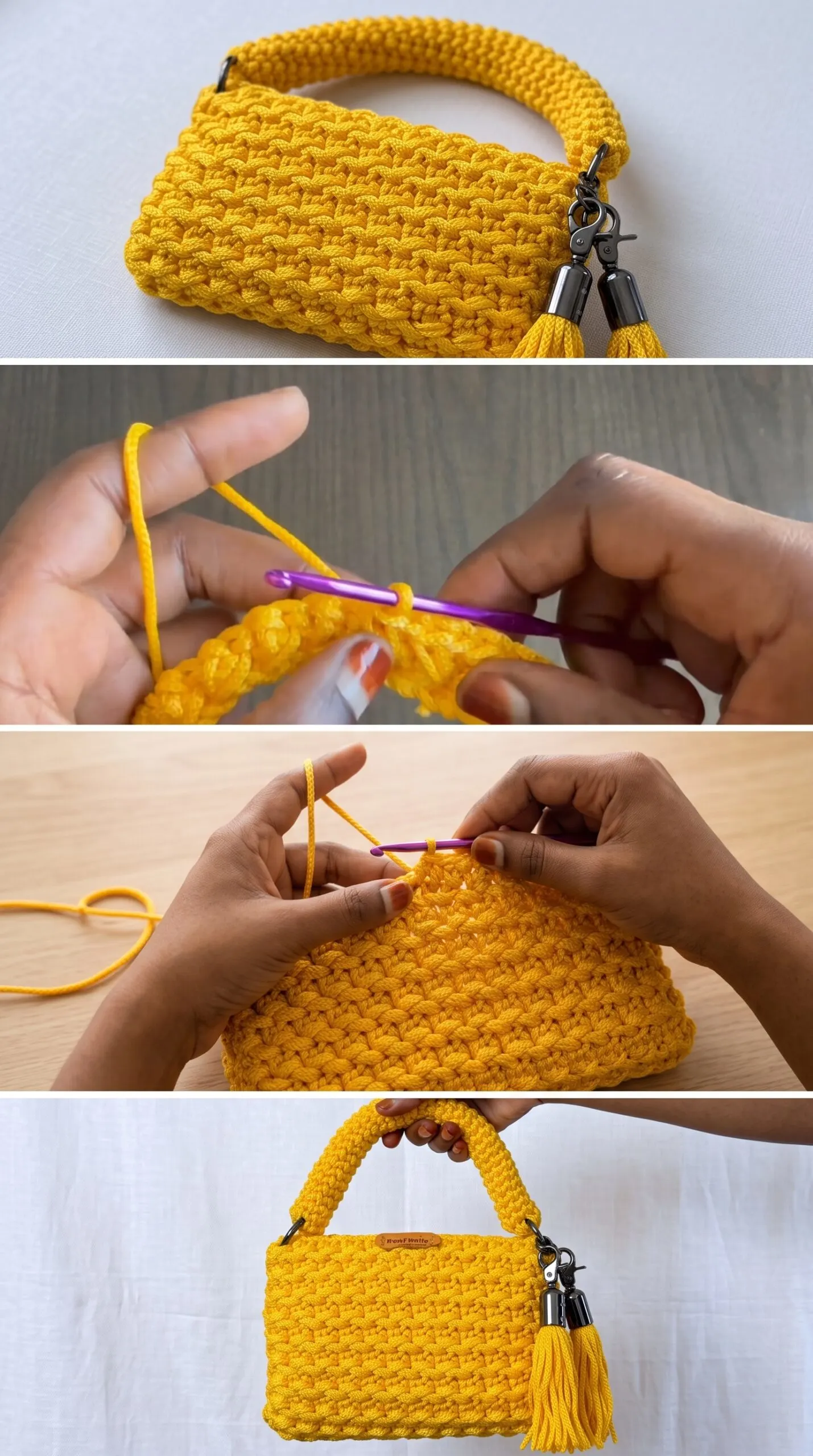 Crochet Macramé Handbag: A Chic and Timeless Accent pattern