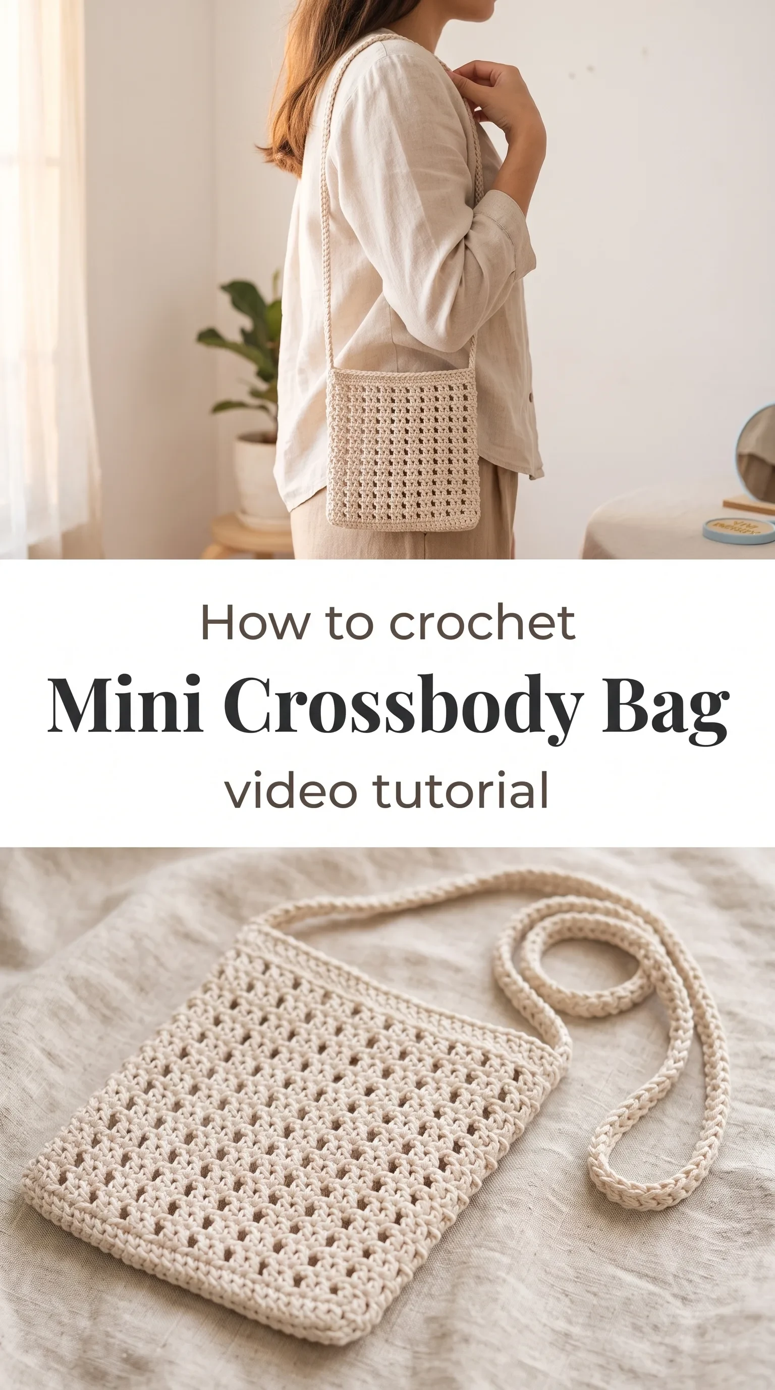 Crochet Mini Crossbody Bag: A Chic Everyday Essential