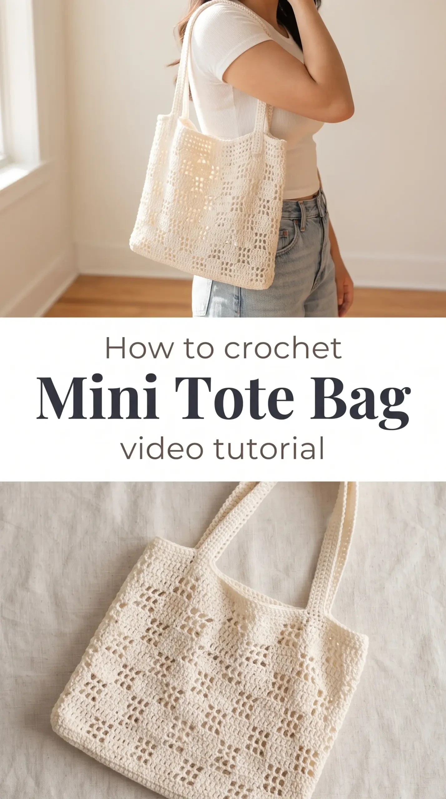 Crochet Mini Tote Bag: A Chic Everyday Essential