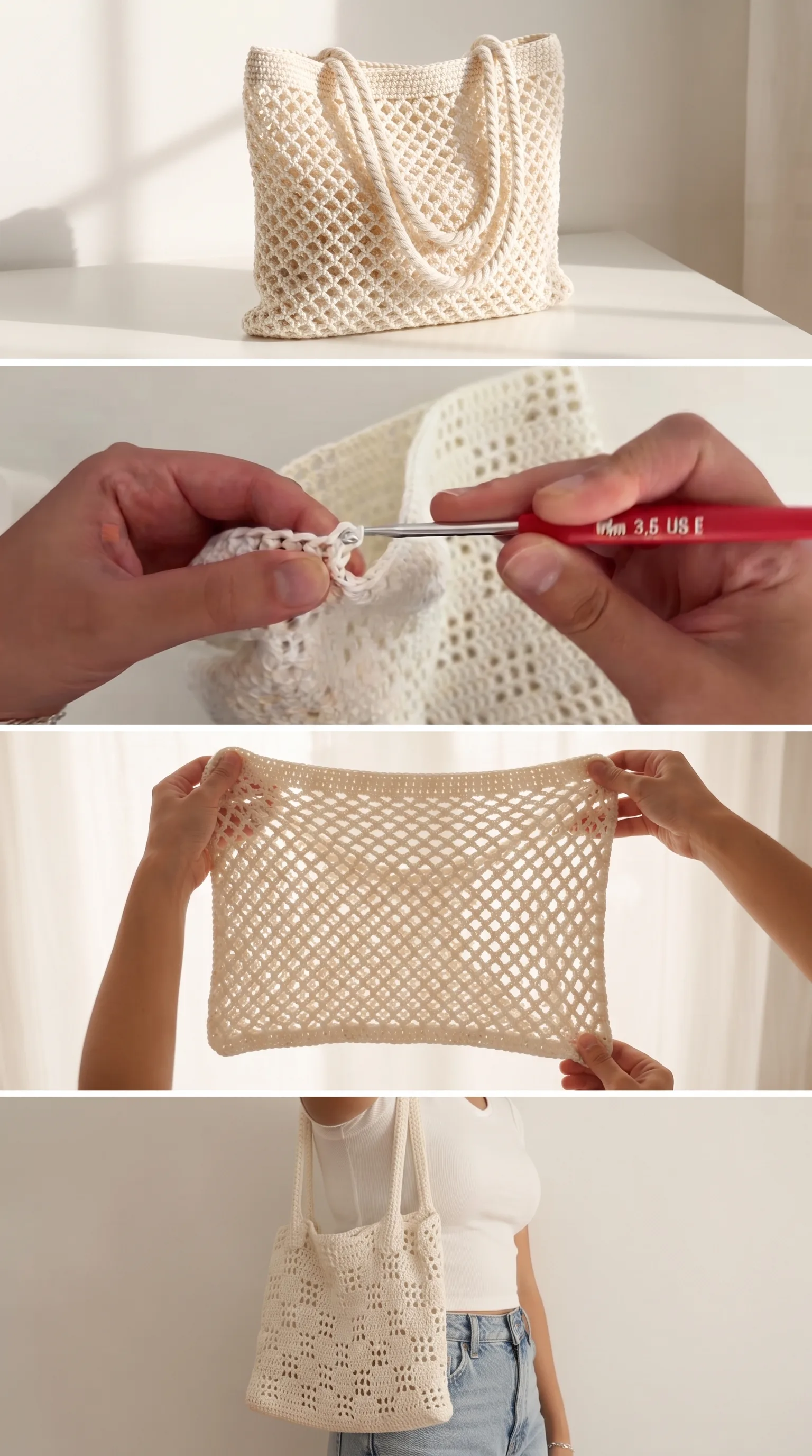 Crochet Mini Tote Bag: A Chic Everyday Essential pattern