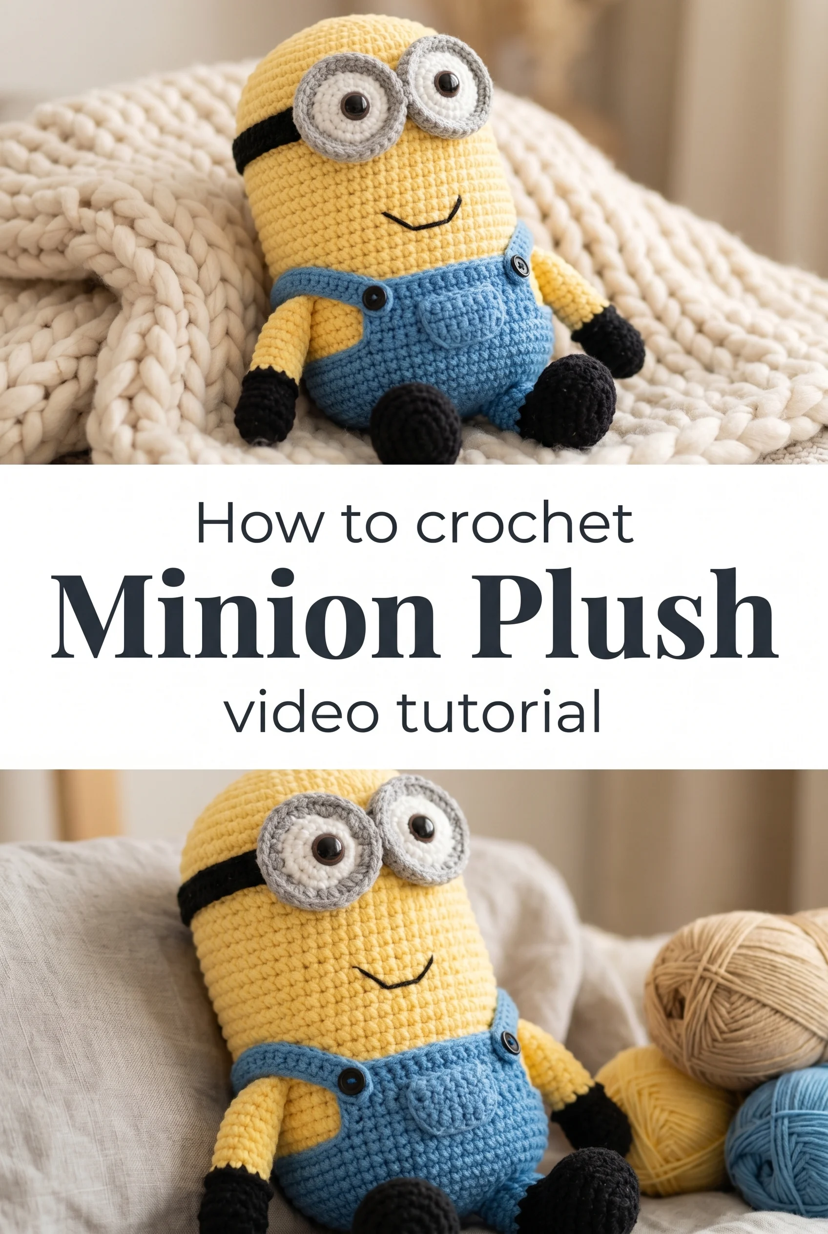 Crochet Minion Plush: A Playful Cuddly Companion