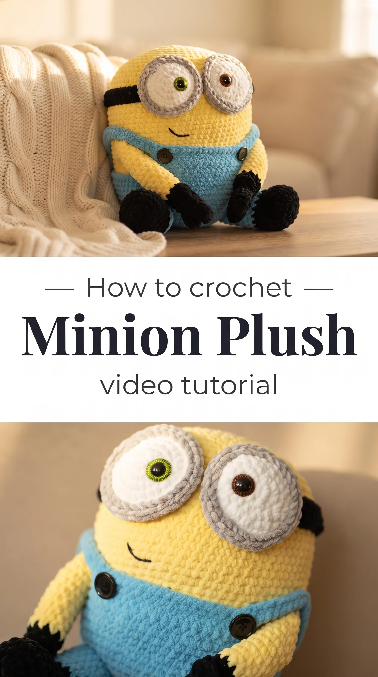 Crochet Minion Plush: A Whimsical and Huggable Companion