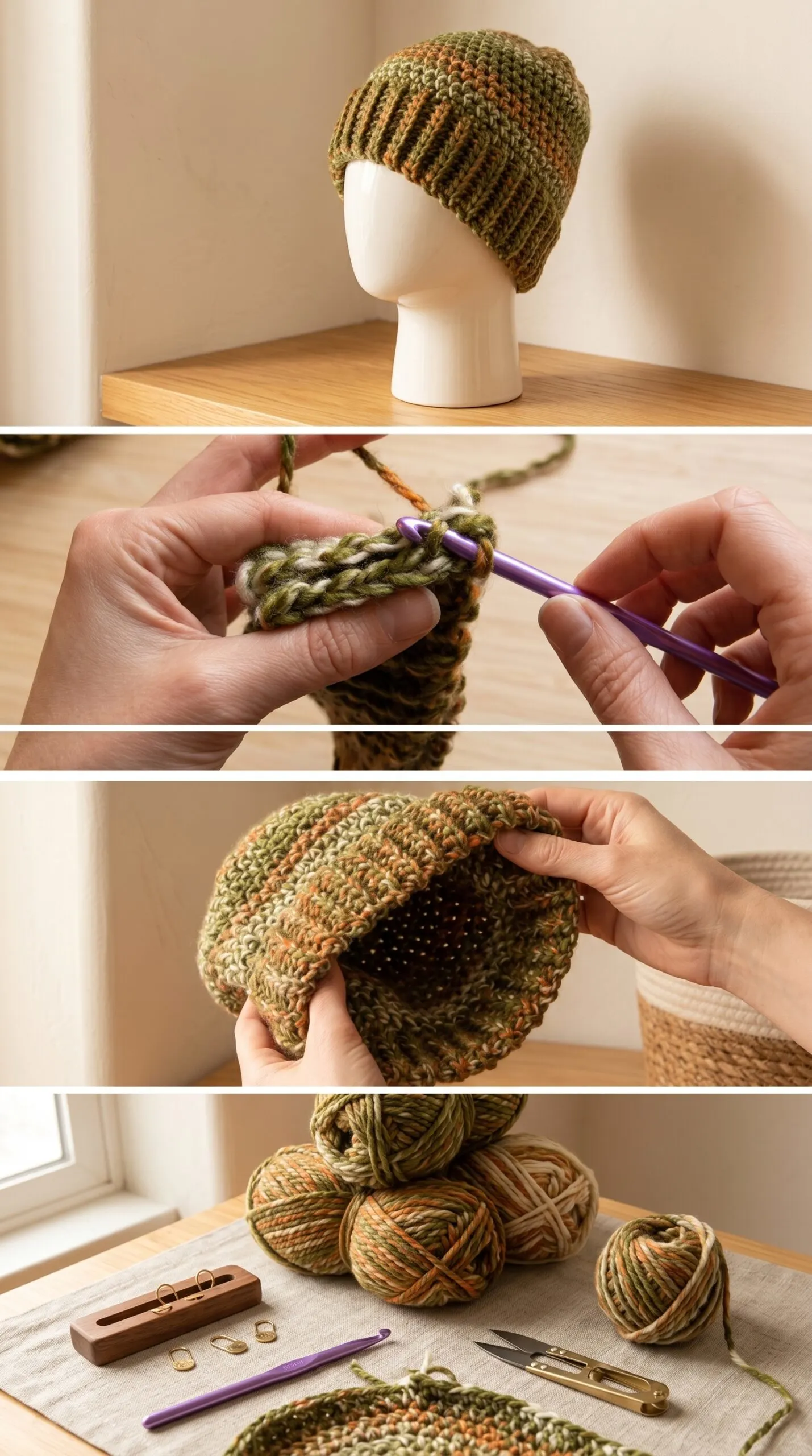 Crochet Perfect Fit Hat: A Timeless Winter Essential pattern