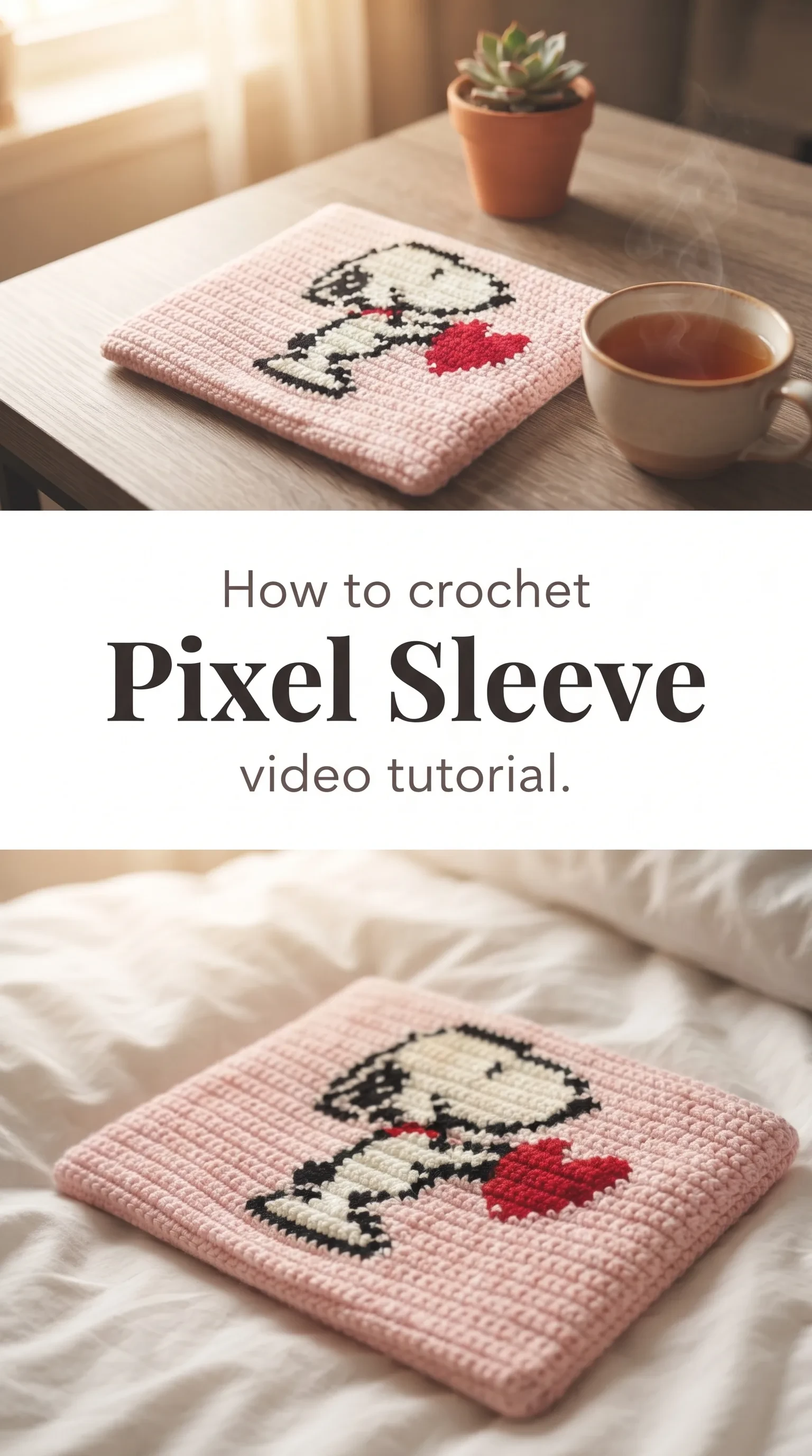 Crochet Pixel Sleeve: A Charming and Creative Accessory