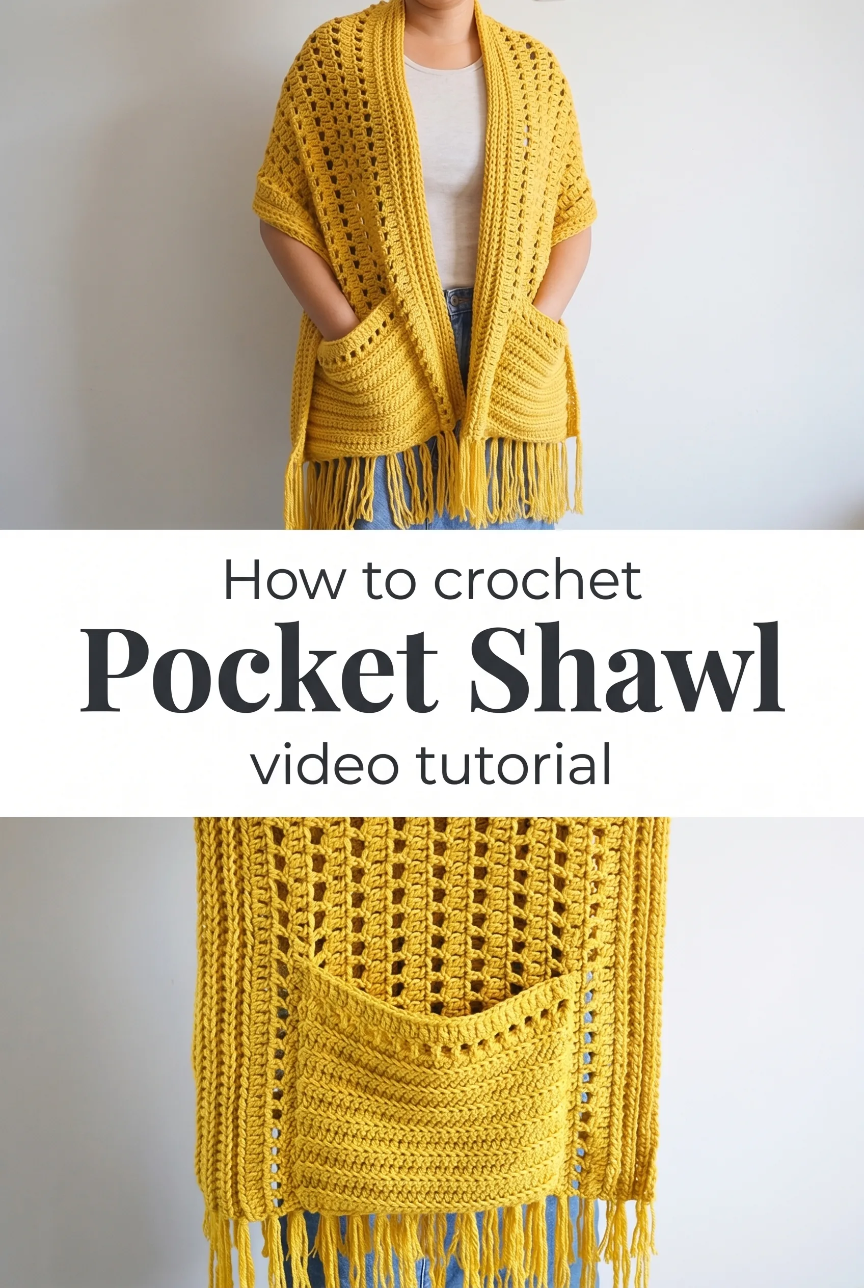 Crochet Pocket Shawl: A Versatile and Chic Accessory
