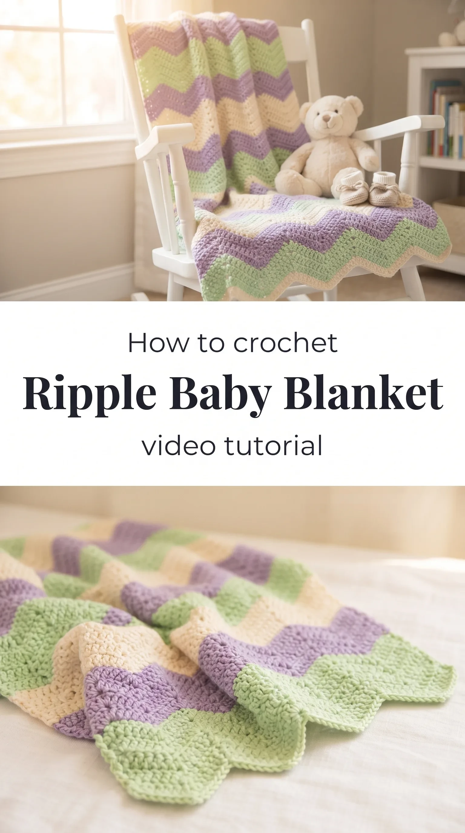 Crochet Ripple Baby Blanket: A Sweet Handmade Treasure