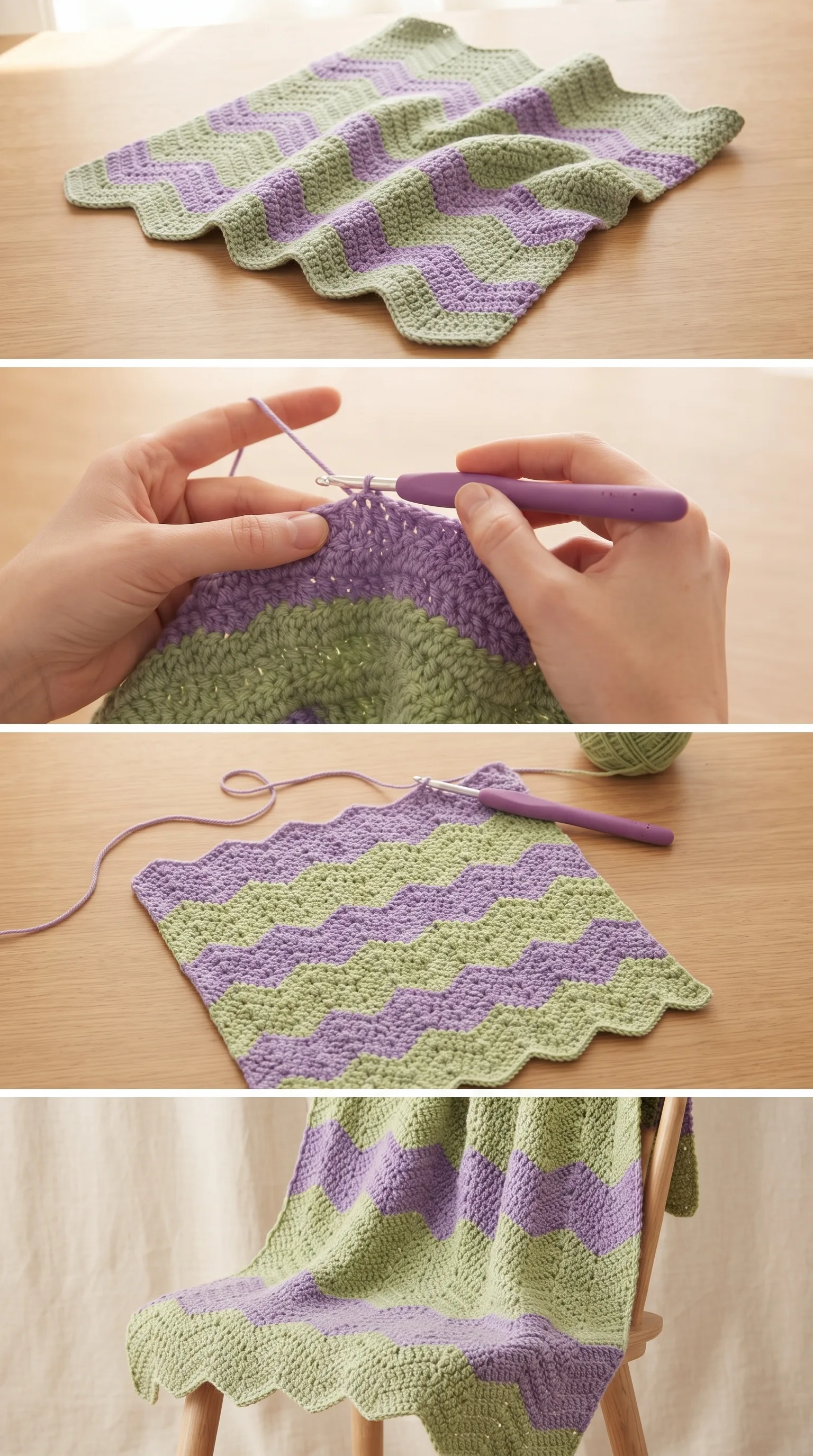 Crochet Ripple Baby Blanket: A Sweet Handmade Treasure pattern