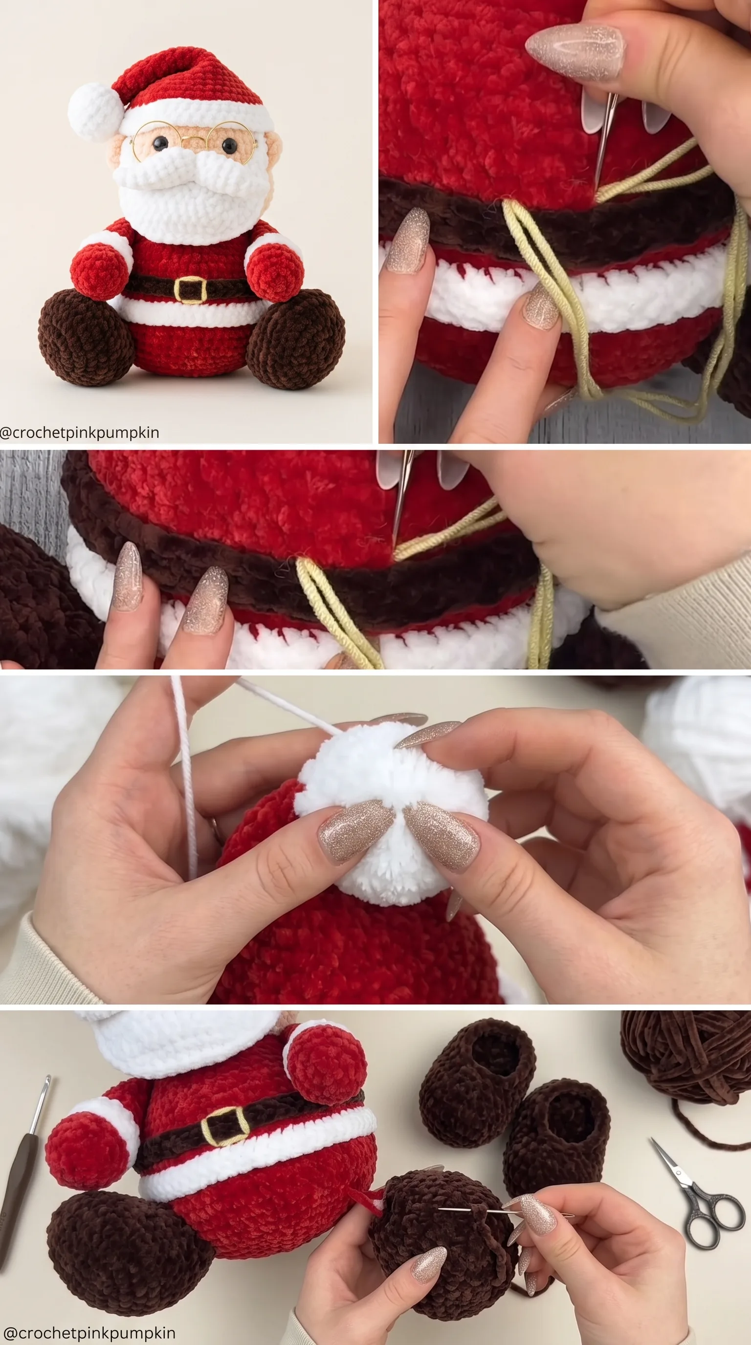 Crochet Santa Claus: A Festive Holiday Treasure pattern