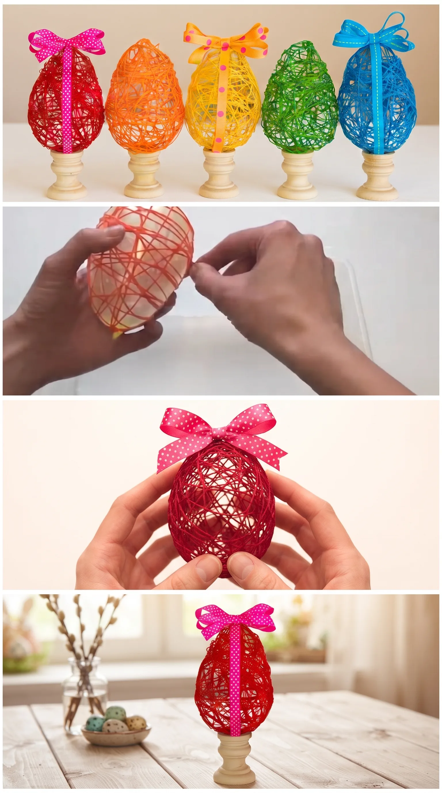 Crochet String Eggs: A Whimsical Easter Delight pattern