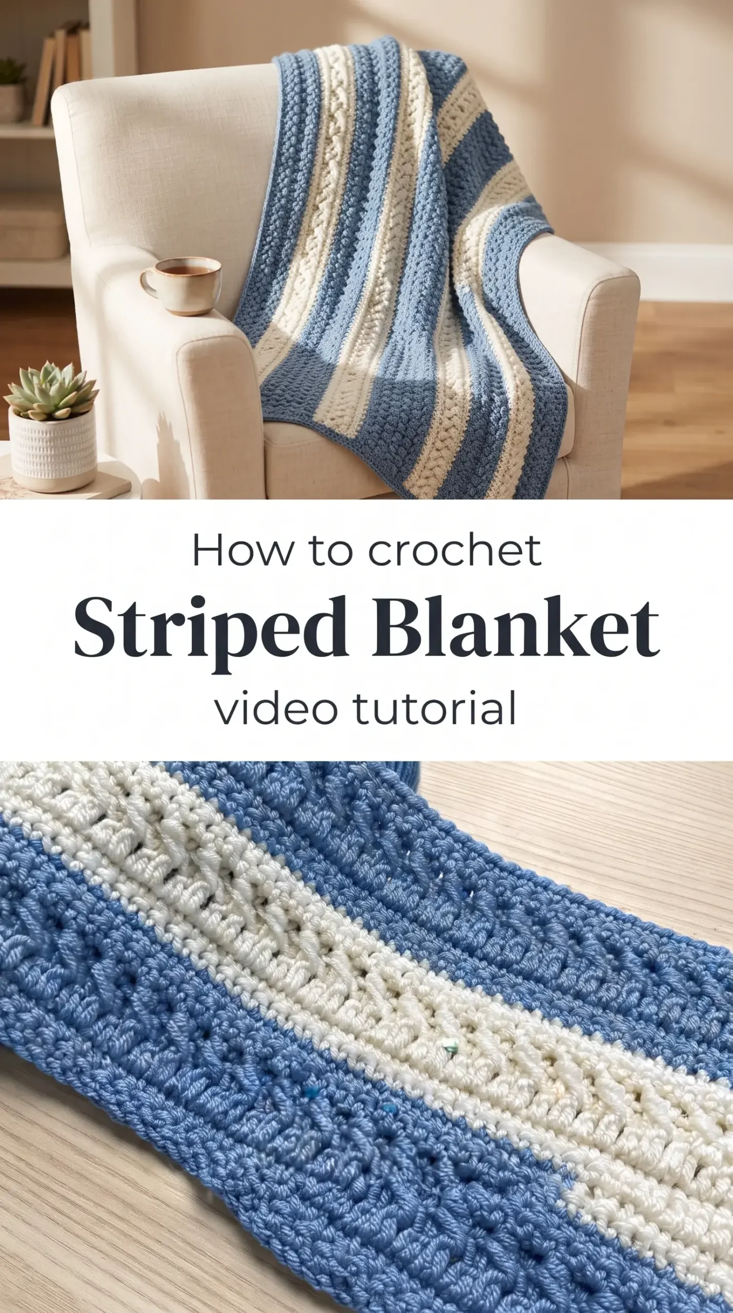 Crochet Striped Blanket: A Simple and Charming Classic