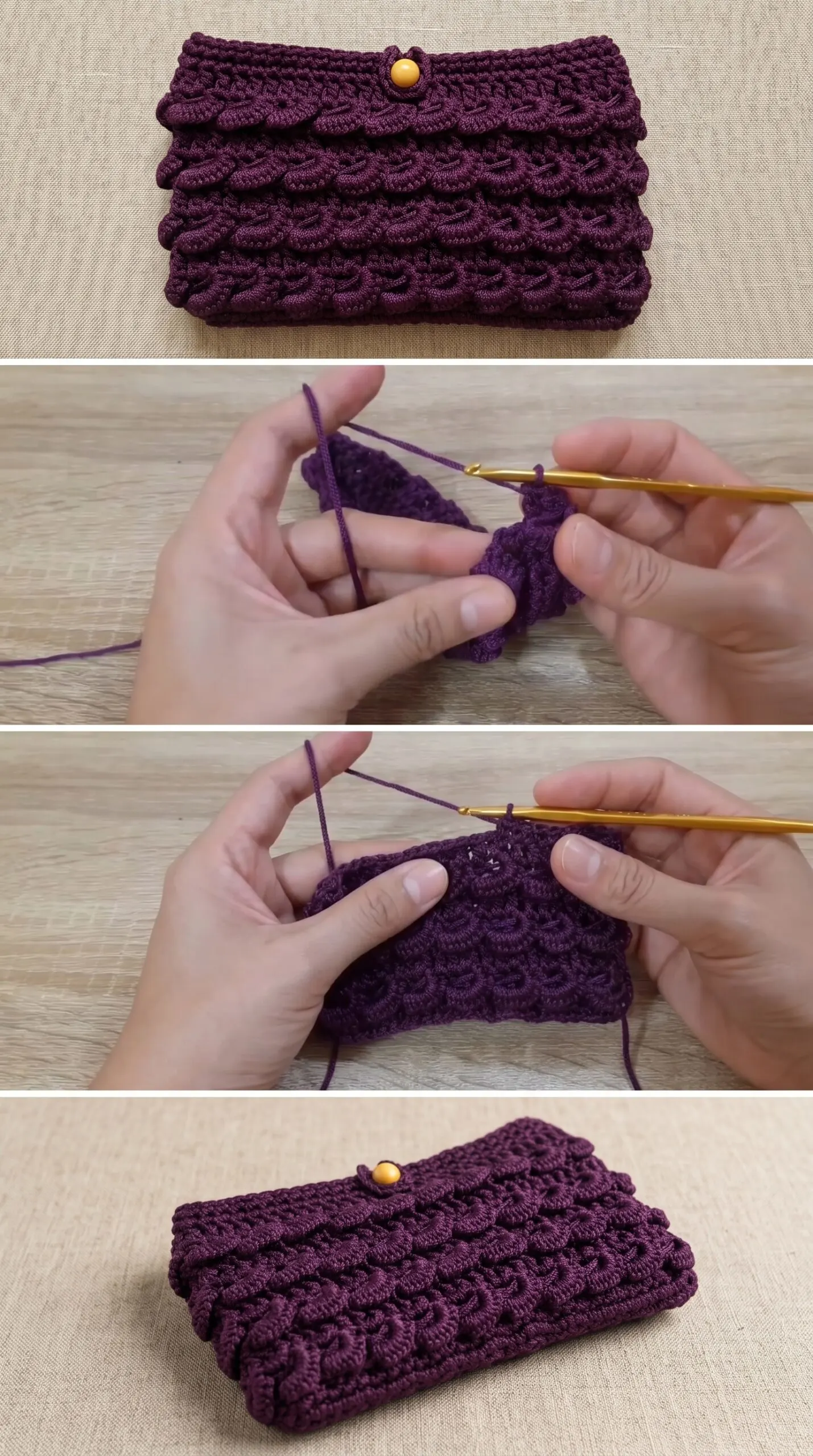 Crochet Textured Phone Case: A Chic Practical Accessory pattern