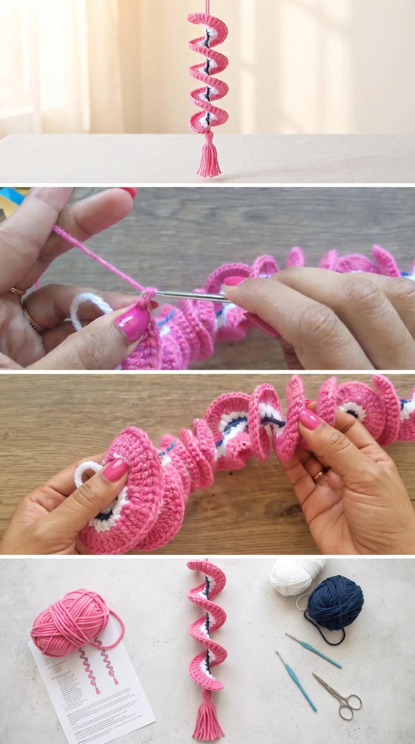 Crochet Wind Spinner: A Whimsical Outdoor Delight pattern